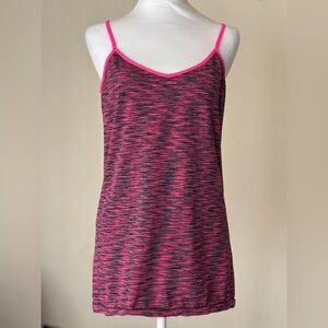 Just Be Vibrant Pink and Black Camisole Size 3X